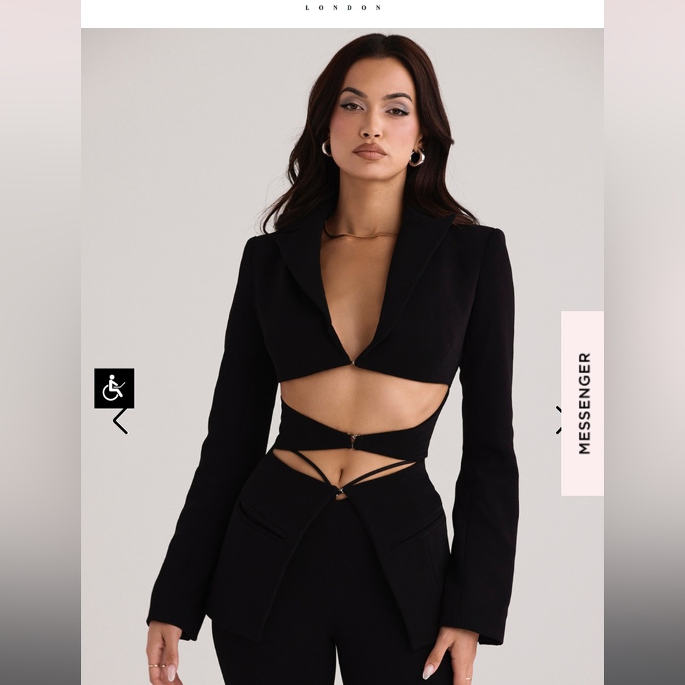 House of Cb cut out blazer size S